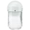 Nuvo Lighting 1-Light 6-Inch Porch Wall Fixture, White Mason Jar with Clear Glass 60/112 - alternate 2